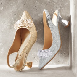 Classique Glitter Slingback, , large