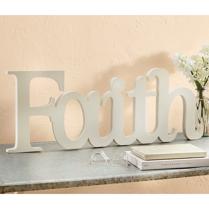 Faith Cutout Word D&eacute;cor, , large