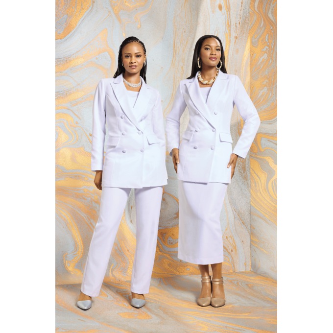 Audrey 3-Piece Wardrober with Double-Breasted Jacket, Skirt and Pant, , large