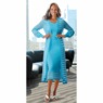 Jemetra Sheer Striped Jacket Dress, , large