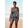Bloomfield Pleat-Front Swimdress, , large