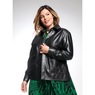 Faux Leather Jacket, , large