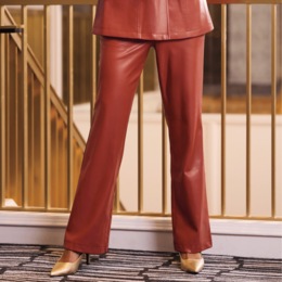 Kessie Faux-Leather Pant, , large
