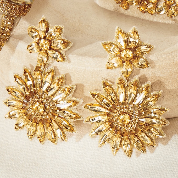 Crystal Bead/Fabric Collection, , large