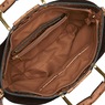 Croco Fan Bag, Brown, large