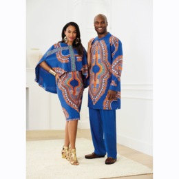 Sabra Cape Dress and Men&#39;s Pant Set, , large