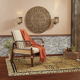 Medallion Wall Art and Global Sconces, , large