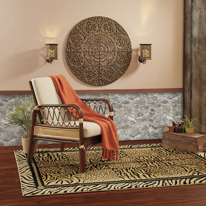 Rattan Armchair, , large