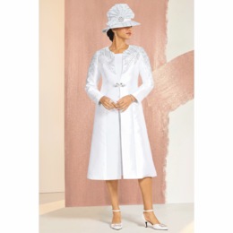 Kenora Jacquard Jacket Dress and Hat, , large