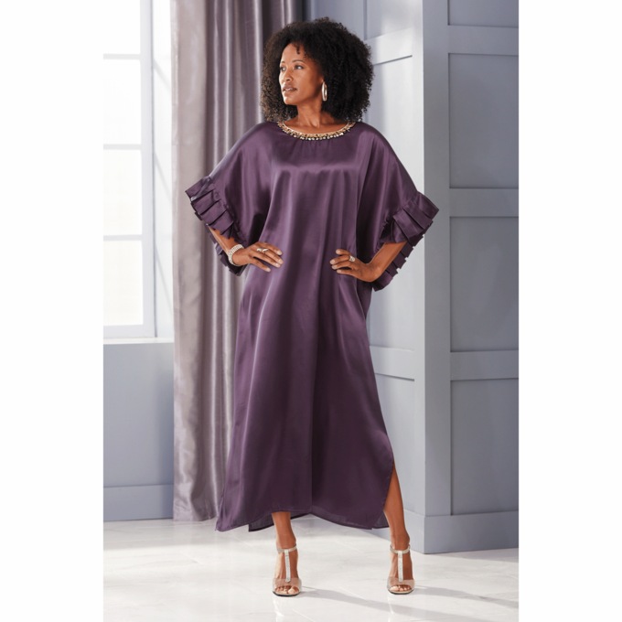 Embellished caftan clearance