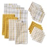 Color Connection 20-Piece Kitchen Towel Set in Absorbent Cotton, , large