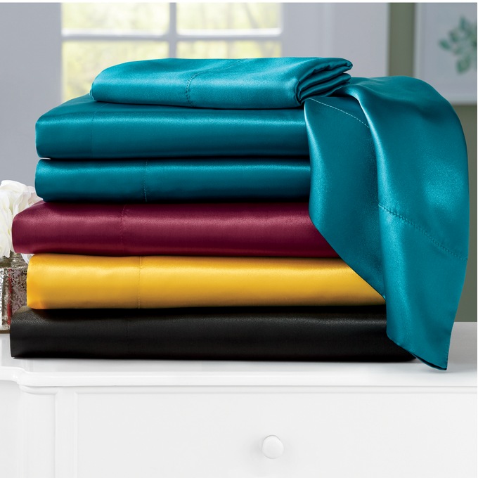 Satin Luxury Sheet Set, , large