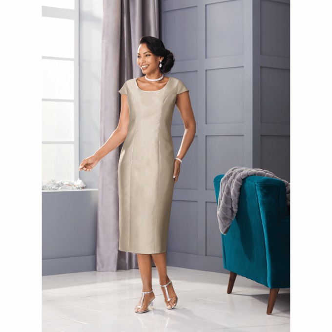Idalia Ruffle Jacket Dress, , large