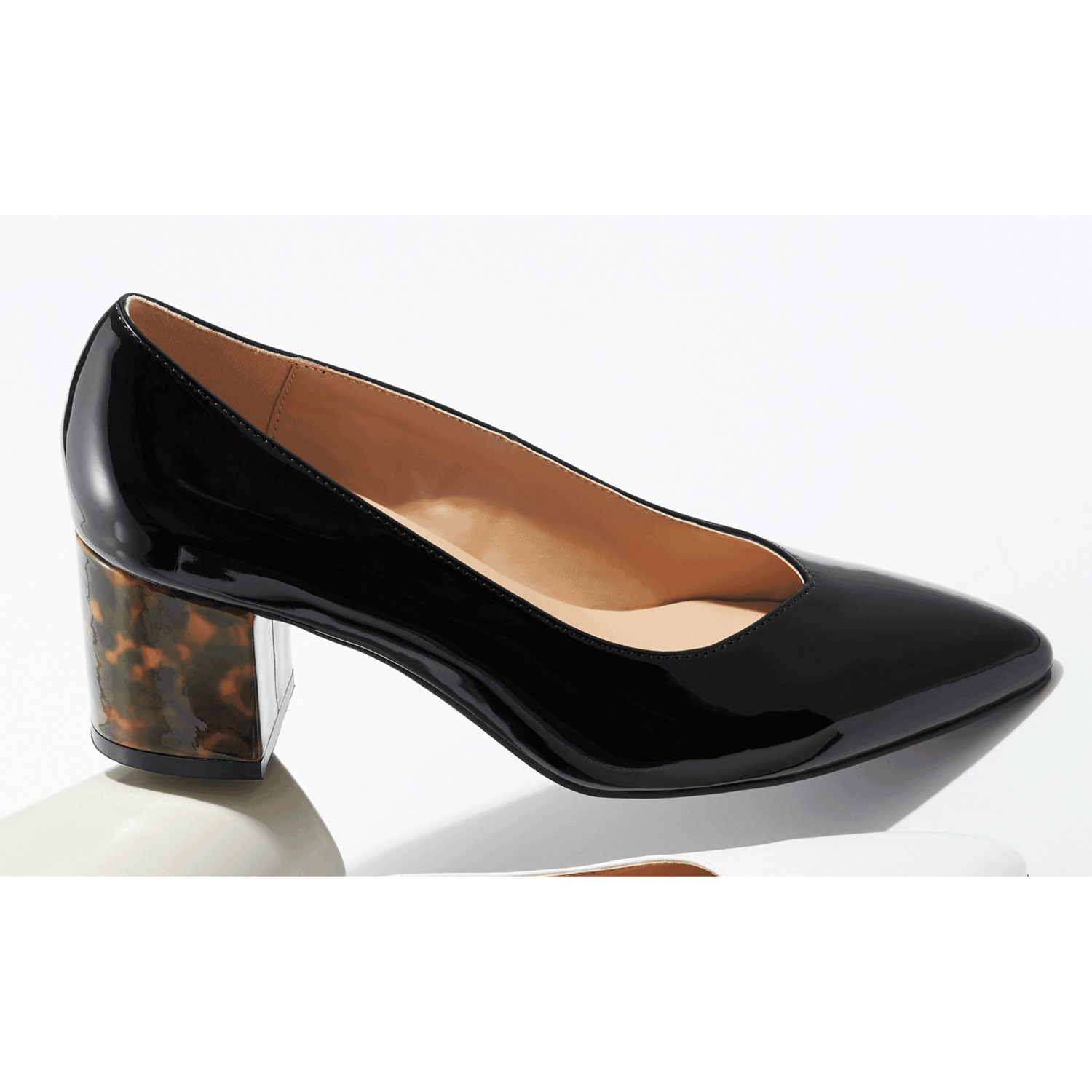 COLORBLOCK HEEL PUMPS