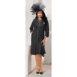 Morganna Textured Jacket Dress, , large