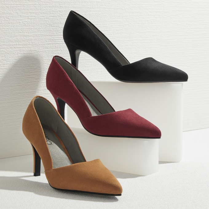 Faux-Suede Pump, , large