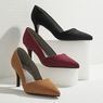 Faux-Suede Pump, , large