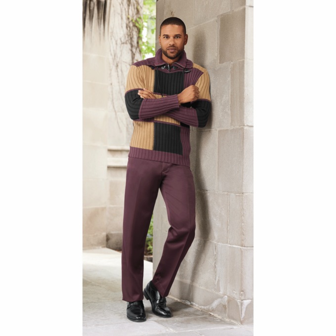Stacy Adams Geo Square Pant Set, , large