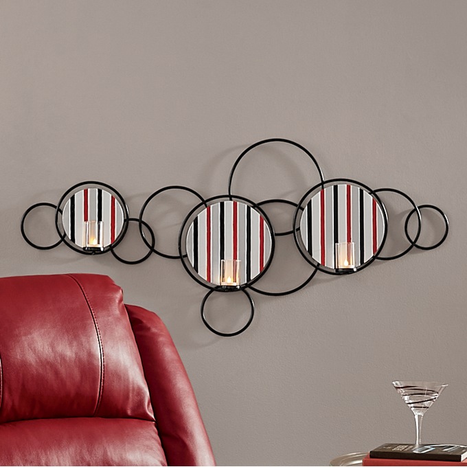 Apex Tealight Circles Wall Art, , large
