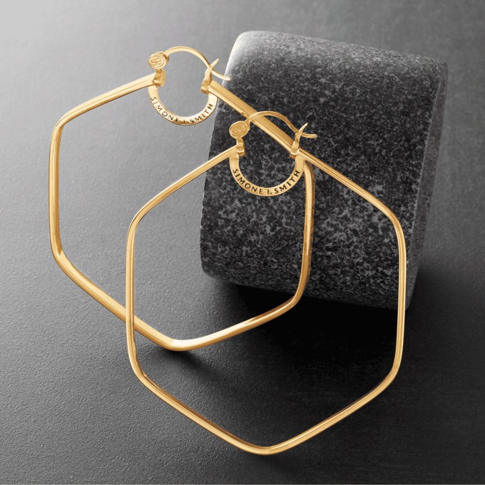 SIS Large Honeycomb Hoops, , large