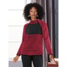 Diamond Fleece Pullover, , large