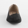 Scalloped Faux-Suede Flat for Women, , large