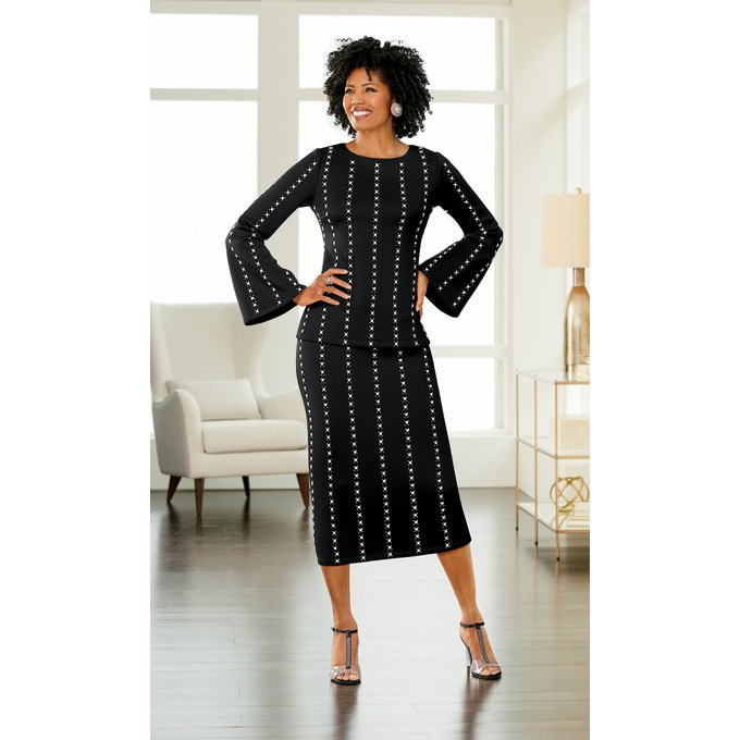 Yamiche Pearly Skirt Set, , large