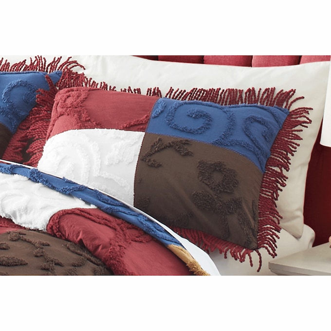 Antiquity Chenille Sham, Americana, large