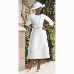 Marcye Jacket Dress and Hat, , large