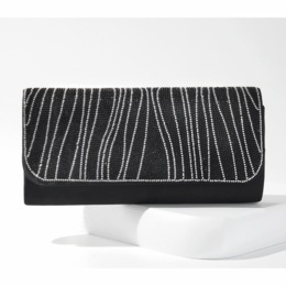 Divinity Rhinestone Clutch, , large