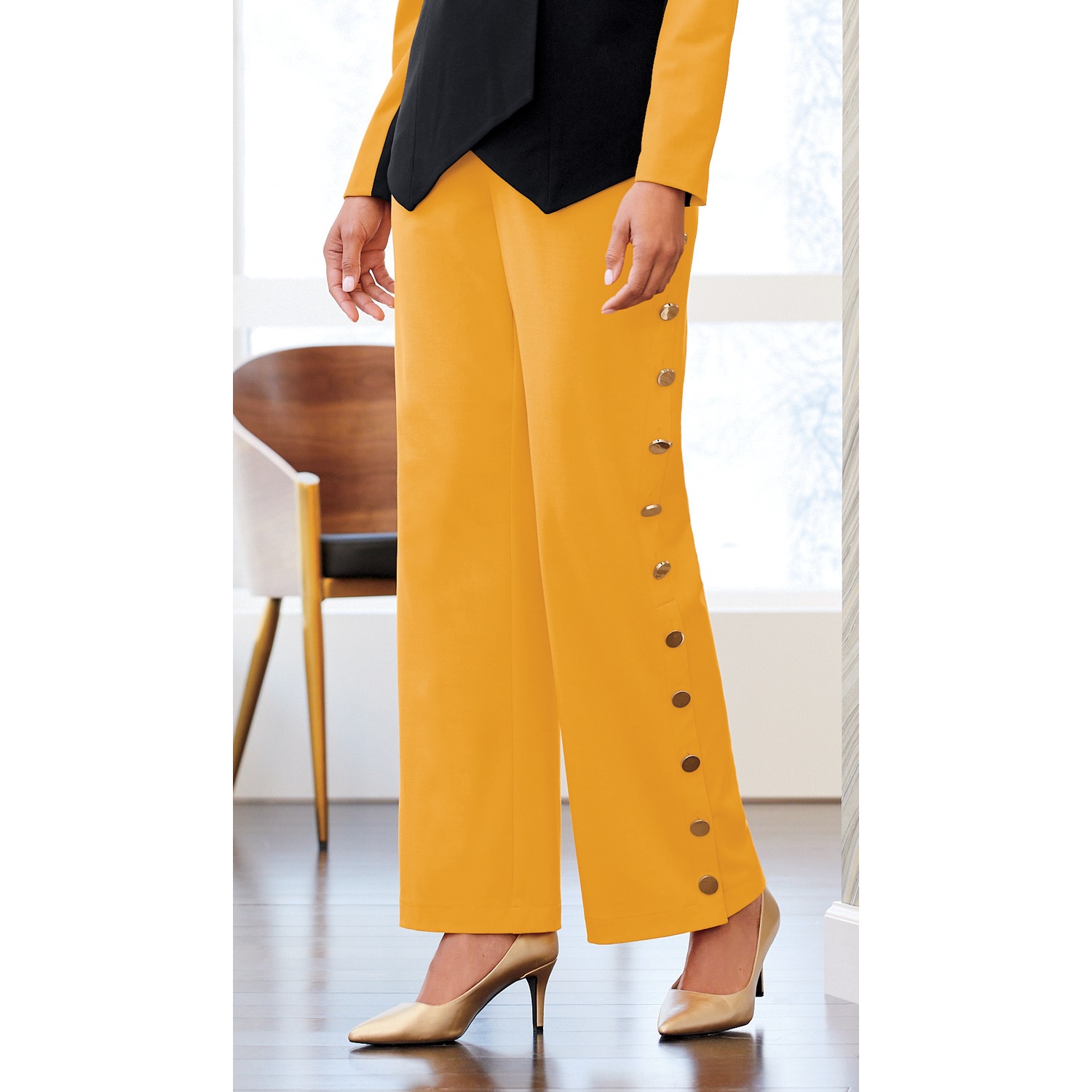 Alika Button Pant | ASHRO