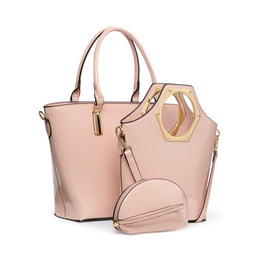 3-Piece Patent Satchel Set, , large