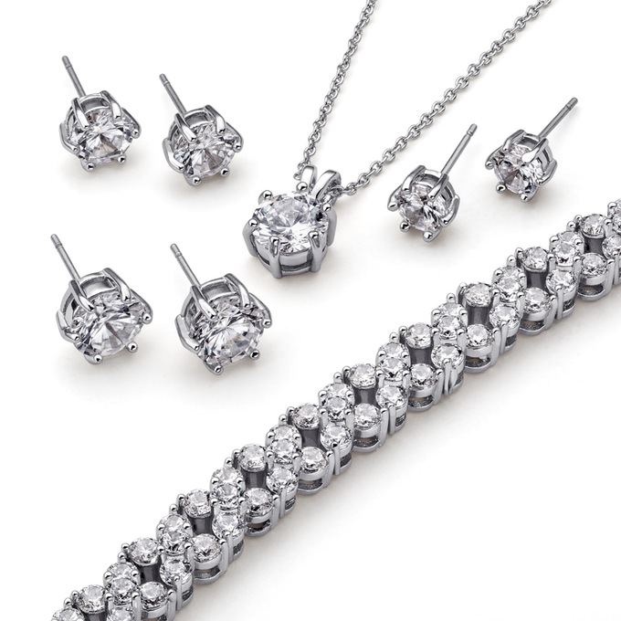 Cubic Zirconia Jewelry Collection, , large