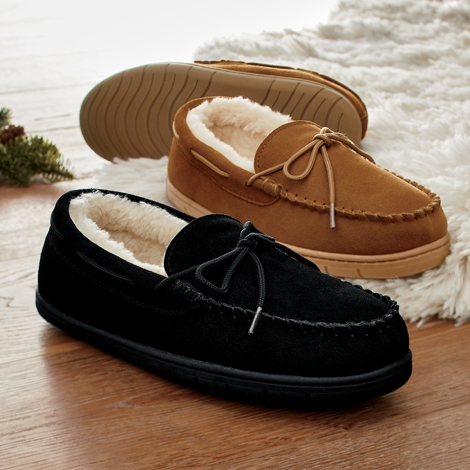 Men's Suede Moccasin, , large
