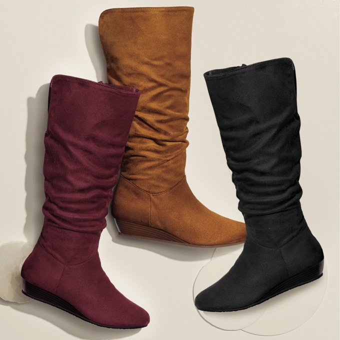 Amanda D'Laurie Tall Scrunch Boot, , large