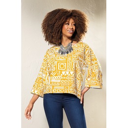 Danai Kimono-Style Statement Top for Women, , large