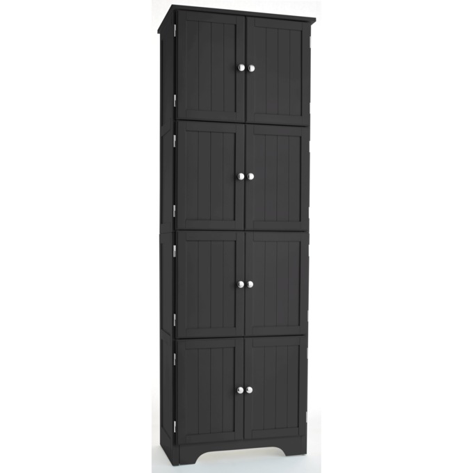 Westwick Tall Wooden Cabinet with 8 Doors, , large