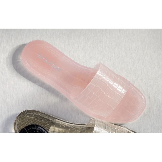 Olivia Miller Omra Croco Jelly Slide, , large