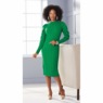 Karlina Mixed-Stitch Sweater Dress, , large