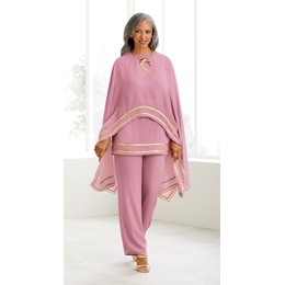 Gold Trim Pant Set, , large