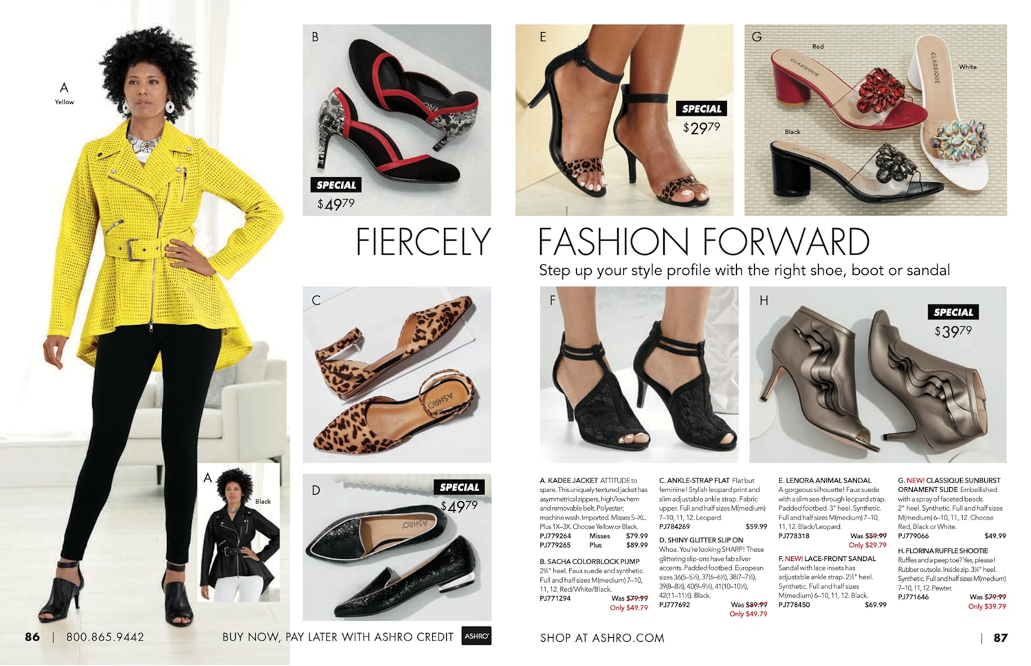 Ashro best sale catalog shoes